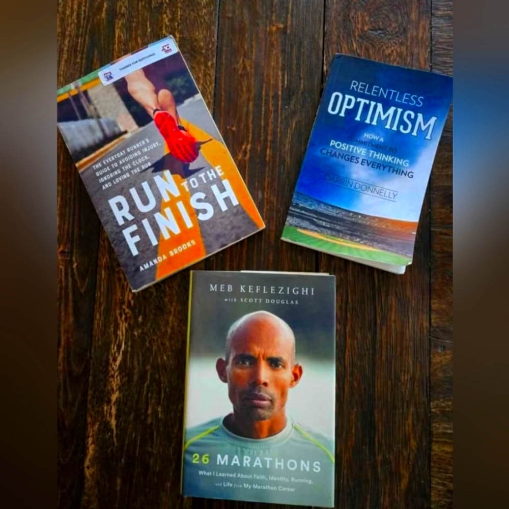 Set of Three Motivational Running Books